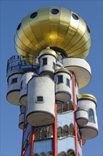 Kuchlbauer tower by architect Friedensreich Hundertwasser