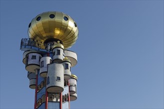 Kuchlbauer tower by architect Friedensreich Hundertwasser