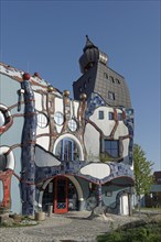 KunstHausWien by architect and student of Hundertwasser Peter Pelican