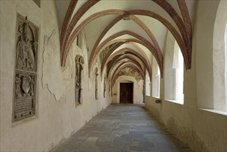 Cloister in the Augustinter-Chorherrenstift Monastery Neustift near Brixen