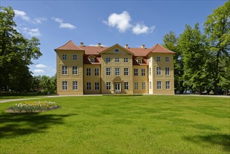 Schloss Mirow on the castle island in Lake Mirow