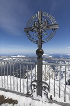 Cross on the panoramic terrace