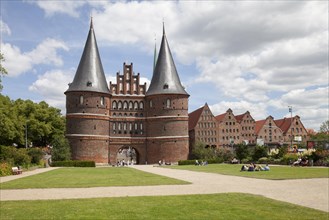 Holsten gate and salt storage building