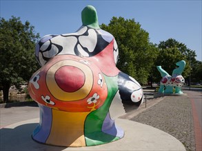 Nana sculptures by Niki de Saint Phalle