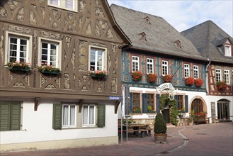 Timbered houses in Hattenheim