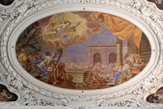 Ceiling fresco detail