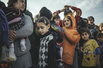Idomeni refugee camp on the Greece-Macedonia border