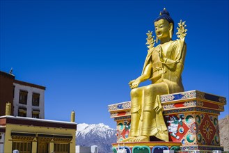 A huge statue of Maitreya