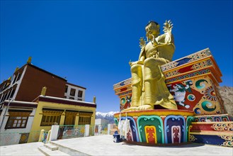 A huge statue of Maitreya