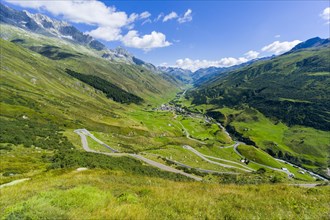Road leading to Furka Pass