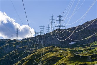 Pylons in the mountains