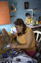 Seamstresses in Comuna 8 slum