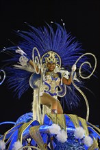 Samba Dancer on an allegorical float