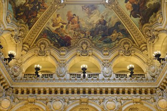 Le Grand Foyer with frescoes