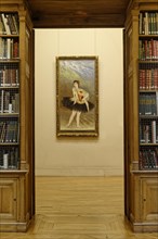 Portrait by Edouard Debat-Ponsan of the Principal Dancer Miss Sandrini in the library