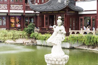 Pond in the Yu Yuan Gardens