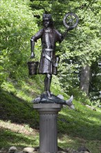 Statue of Germanic god Krodo at Harzburg Castle