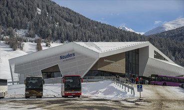 Valley station of the Bergkastelbahn in Nauders