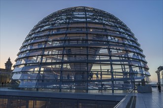 Reichstag dome at dusk