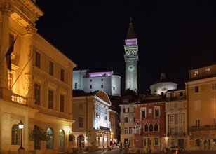 Night scene with Venetian house