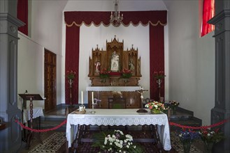 Altar in the Ermita Virgin del Pino