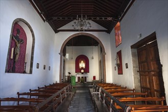Interior of the old Iglesia of Bonanza