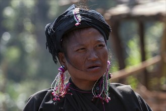 Native woman in typical clothing