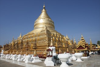 Golden stupa of Shwezigon Pagoda