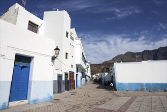 White houses of Puerto de las Nieves