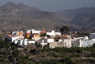 View to a part of San Bartolome de Tirajana