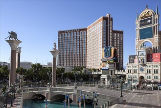 View of Treasure Island from The Venetian Hotel