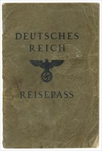 Old German passport from 1937
