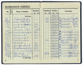 Old passbook for the period of 1967 to 1968