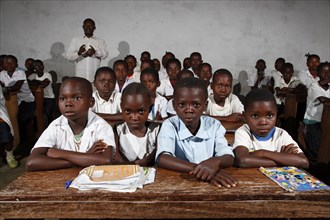 Students in class