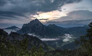 Grosser Odstein mountain in the morning light