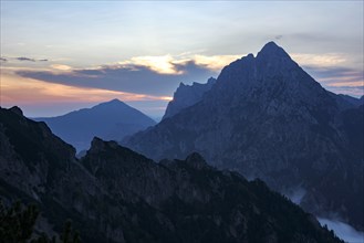 Grosser Odstein mountain in the morning light