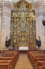 Main altar of the Parish of Santa Prisca y San Sebastian