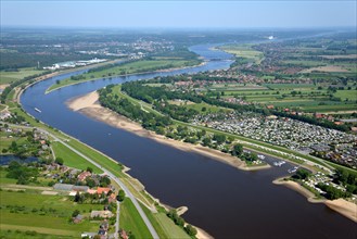 River Elbe near Altengamme and Geesthacht