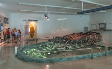 Jesus boat fishing boat from the 1st century AD.