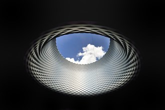 Modern architecture facade made of 14