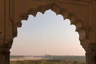 View towards Taj Mahal
