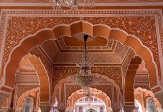 Audience hall Diwan-I-Khas in Chandra Mahal City Palace