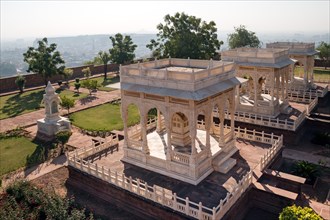 Garden of Jaswant Thada Mausoleum