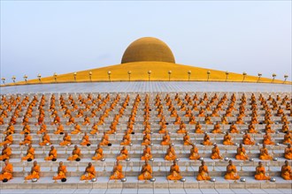 Wat Phra Dhammakaya temple on Makha Bucha Day or Magha Puja Day