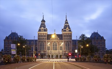 Rijksmuseum museum at twilight