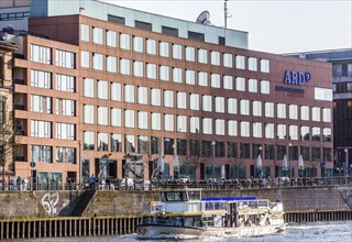 Sightseeing boat on the river Spree