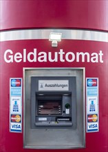 ATM for various credit cards