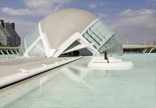 City of Arts and Sciences with the Hemisferic IMAX cinema