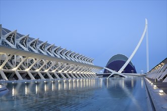 The City of Arts and Sciences with the Agora and Science Museum Prince Philip