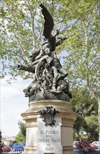 Monumento al Pueblo del Dos de Mayo â€“ Praque de la Montagna Monument commemorating the 2nd May 1808